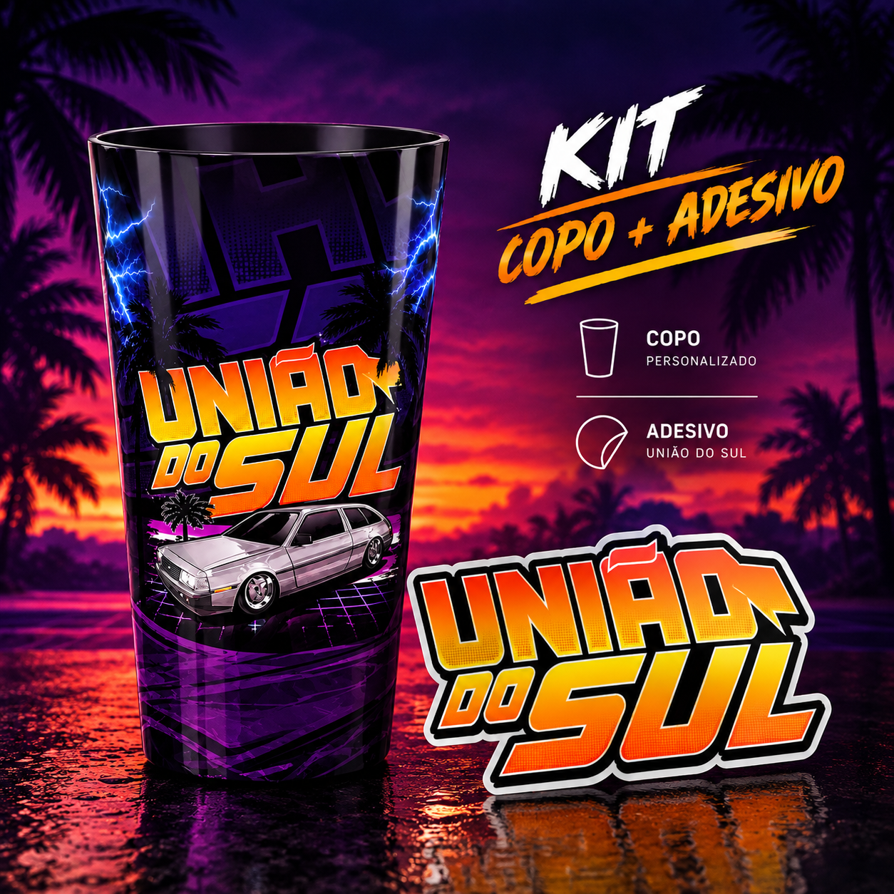 Kit (Copo + Adesivo)